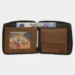 Cartera De Piel De Hombre Lois Dayton En -Bolsa De Moda marron tan sku 16667235 28080050 xxl