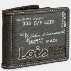 Cartera De Hombre Lois Douglas Color En Lona Estampada