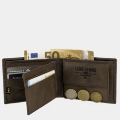 Cartera De Hombre Lois Knight Color En Piel Con Rfid -Bolsa De Moda marron sku 16041957 48570725 xxl