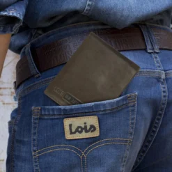 Billetero Horizontal De Hombre Lois De La Colección Eagle En Piel Genuina -Bolsa De Moda marron sku 16041976 59260009 xxl