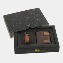 Pack Cartera/Tarjetero + Llavero De Hombre Lois Packs Regalo Marroquineria Lois Cro En Piel -Bolsa De Moda marron sku 16041996 39030979 xxl
