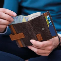 Tarjetero/Billetero De Hombre Lois De La Colección Davidson En Piel Genuina -Bolsa De Moda marron sku 16041998 35480819 xxl