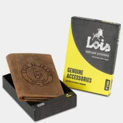 Cartera De Hombre Lois Brock En Piel -Bolsa De Moda marron sku 16042031 51570213 xxl
