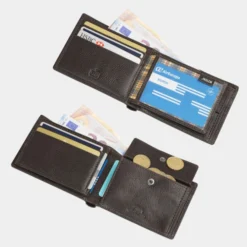 Cartera De Hombre Jaslen Billeteros Piel Jaslen En Piel -Bolsa De Moda marron sku 16042072 18320149 xxl