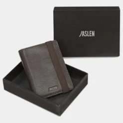Cartera De Hombre Jaslen Billeteros Piel Jaslen En Piel -Bolsa De Moda marron sku 16042075 20220677 xxl