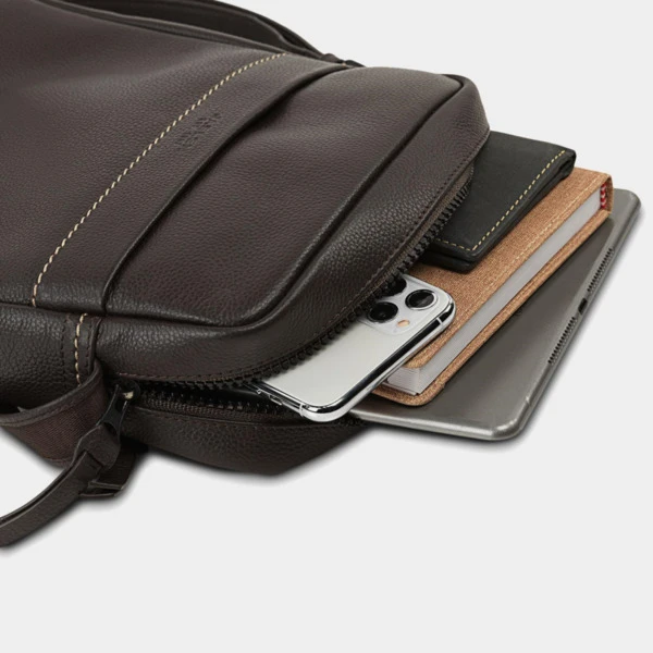 Bandolera De Mujer/Hombre Jaslen Monza En Piel 3 Bandolera De Mujer/Hombre Jaslen Monza En Piel - Imagen 3