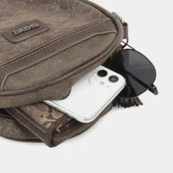 Bolso De Mujer Circular Con Bandolera Skpat Modelo Brindley Color -Bolsa De Moda marron sku 16064441 19330934 xxl