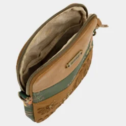 Bolso Para Móvil Con Bandolera De Mujer Skpat Colección Lorette En Nylon/Polipiel -Bolsa De Moda marron sku 16064725 26360954 xxl