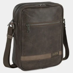Bandolera De Hombre Lois Colección Grant En Polipiel -Bolsa De Moda marron sku 16064739 37160267 xxl