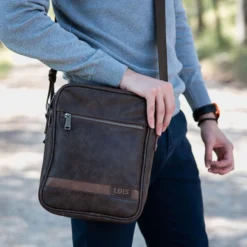 Bandolera De Hombre Lois Colección Grant En Polipiel -Bolsa De Moda marron sku 16064739 37170417 xxl