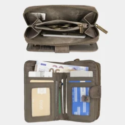 Cartera Estampada Con Bordados Mujer Lois Atuk Color -Bolsa De Moda marron sku 16091408 51120360 xxl