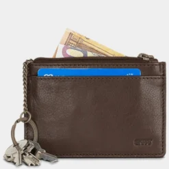 Pack Monedero/Tarjetero + Llavero -Bolsa De Moda marron sku 16177419 53450023 xxl