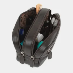 Neceser Piel 2 Cremalleras Lois Osborn -Bolsa De Moda marron sku 16493188 07490323 xxl