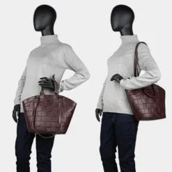 Bolso Con Doble Asa Lois Crossover -Bolsa De Moda marron sku 16512461 36540147 xxl