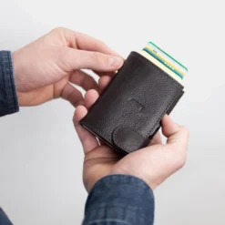 Tarjetero/Billetero De Hombre Jaslen Billeteros Piel Jaslen En Piel -Bolsa De Moda marron sku 16619206 28480020 xxl