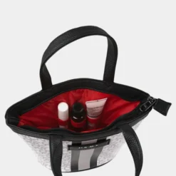 Dkny-636 Mini Tote Signature Stripe -Bolsa De Moda mauve combo sku 16663511 46390543 xxl