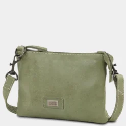 Bolso Bandolera Piel Lois Whitney -Bolsa De Moda menta sku 16144182 15330907 xxl