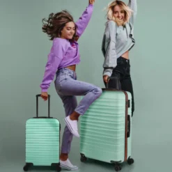 Juego De 2 Maletas (Cabina Y Grande) Oporto Rigida -Bolsa De Moda menta sku 16666579 06370767 xxl