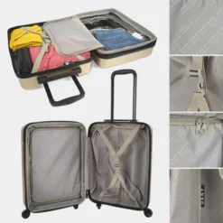 Dkny-904 Maleta Cabina New Yorker Dkny Dkny-904 New Yorker -Bolsa De Moda metallic champagne sku 16663526 05390891 xxl