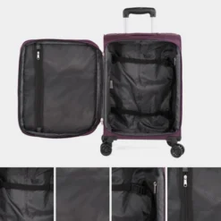 Juego De Maletas Eva 50/60/70Cm Itaca Versalles -Bolsa De Moda morado sku 16659677 05200902 xxl