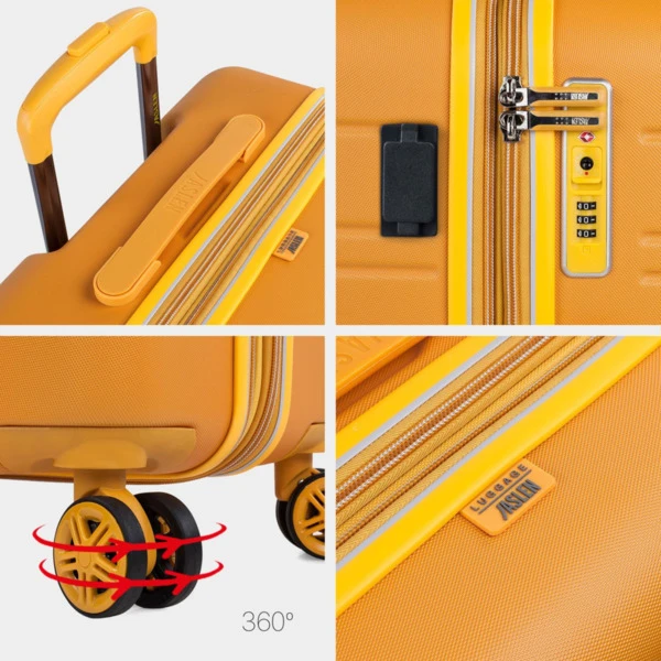 Juego De Maletas (Cabina Y Grande) San Marino En Abs Extensibles Con Capacidad De 152L Con Tsa 9 Juego De Maletas (Cabina Y Grande) San Marino En Abs Extensibles Con Capacidad De 152L Con Tsa - Imagen 9