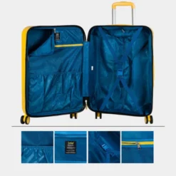 Lois Juego De Maletas (Cabina, Mediana Y Grande) Estocolmo Rígidas De Abs Con Capacidad De 170L -Bolsa De Moda mostaza sku 16428097 59060753 xxl