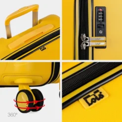 Juego De Maletas (Cabina Y Mediana) Lois Rígidas Con Capacidad De 90 L Color 29 Juego De Maletas (Cabina Y Mediana) Lois Rígidas Con Capacidad De 90 L Color -Bolsa De Moda mostaza sku 16428101 01410087 xxl