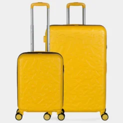 Juego Maletas De Viaje Rígidas Lois Modelo Zión Color Capacidad Del Conjunto 110 L. -Bolsa De Moda mostaza sku 16428111 06180209 xxl