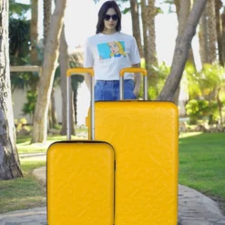 Juego Maletas De Viaje Rígidas Lois Modelo Zión Color Capacidad Del Conjunto 110 L. -Bolsa De Moda mostaza sku 16428111 06180978 xxl