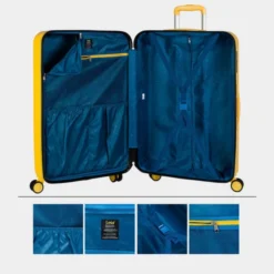 Juego Maletas De Viaje Rígidas Lois Modelo Zión Color Capacidad Del Conjunto 110 L. -Bolsa De Moda mostaza sku 16428111 06200581 xxl