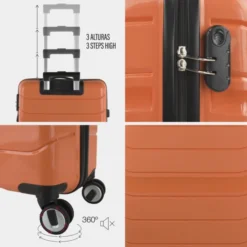 Maletas Mediana Bristol Rigida/Blanda Con Capacidad De 94 L -Bolsa De Moda naranja sku 16674611 23010042 xxl