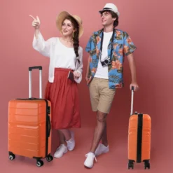 Maletas Mediana Bristol Rigida/Blanda Con Capacidad De 62 L -Bolsa De Moda naranja sku 16674612 24420009 xxl