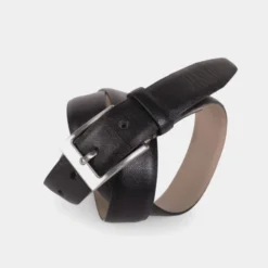 Cinturón Unisex Jaslen De Piel Genuina Color, Longitud Talla