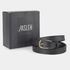 Cinturon 20Mm Piel Genuina Jaslen Cinturones Jaslen -Bolsa De Moda negro 90 sku 16346494 37510462 xxl