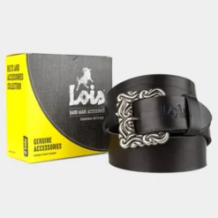Cinturon Piel Genuina 40Mm Lois Cinturones -Bolsa De Moda negro 90 sku 16648218 27430254 xxl