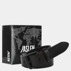 Cinturon Piel Genuina 35Mm De Mujer/Hombre Jaslen Cinturones Jaslen En Piel -Bolsa De Moda negro 95 sku 16042559 35470071 xxl