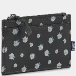 Monedero-Tajetero-Llavero Skpat Lucerna -Bolsa De Moda negro margaritas sku 16106975 14260813 xxl