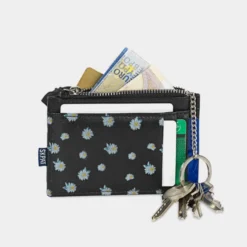 Monedero-Tajetero-Llavero Skpat Lucerna -Bolsa De Moda negro margaritas sku 16106975 14290373 xxl