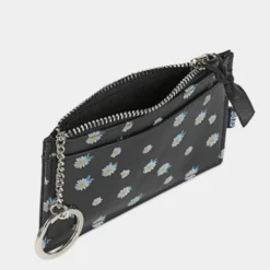 Monedero-Tajetero-Llavero Skpat Lucerna -Bolsa De Moda negro margaritas sku 16106975 14320138 xxl