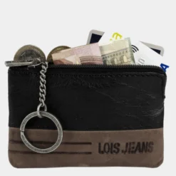 Monedero De Hombre Lois Dutton Color En Piel Con Rfid Y Llavero -Bolsa De Moda negro marron sku 16062259 26500456 xxl