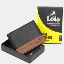 Cartera De Hombre Lois Durham En Piel -Bolsa De Moda negro tan sku 16042206 58080633 xxl