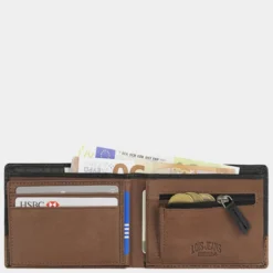 Billetero De Hombre Lois Durham En Piel -Bolsa De Moda negro tan sku 16042216 05010903 xxl