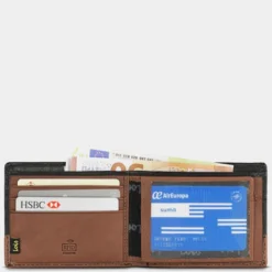 Billetero De Hombre Lois Durham En Piel -Bolsa De Moda negro tan sku 16042216 05030050 xxl