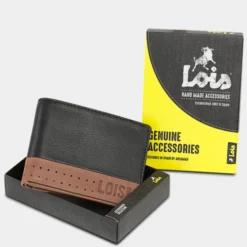 Billetero De Hombre Lois Durham En Piel -Bolsa De Moda negro tan sku 16042216 05040289 xxl