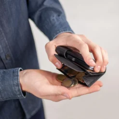 Tarjetero/Billetero De Hombre Jaslen Billeteros Piel Jaslen En Piel -Bolsa De Moda negro tostado sku 16619207 28550874 xxl