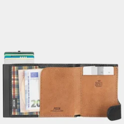 Tarjetero/Billetero De Hombre Jaslen Billeteros Piel Jaslen En Piel -Bolsa De Moda negro tostado sku 16619207 28570350 xxl