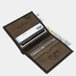 Cartera Vertical De Hombre Lois Knight Color En Piel Con Rfid -Bolsa De Moda negro sku 16041959 50560909 xxl