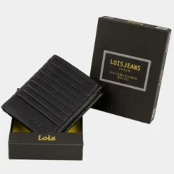 Cartera Vertical De Hombre Lois Knight Color En Piel Con Rfid -Bolsa De Moda negro sku 16041962 52450772 xxl