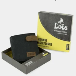 Cartera De Hombre Lois De La Colección Davidson En Piel Genuina -Bolsa De Moda negro sku 16041993 33130788 xxl