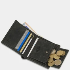 Cartera De Hombre Lois Brock En Piel -Bolsa De Moda negro sku 16042022 47330962 xxl